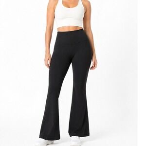 Lululemon Groove Super High-Rise Size 2 Flared Pant Black Nulu Yoga Pants
